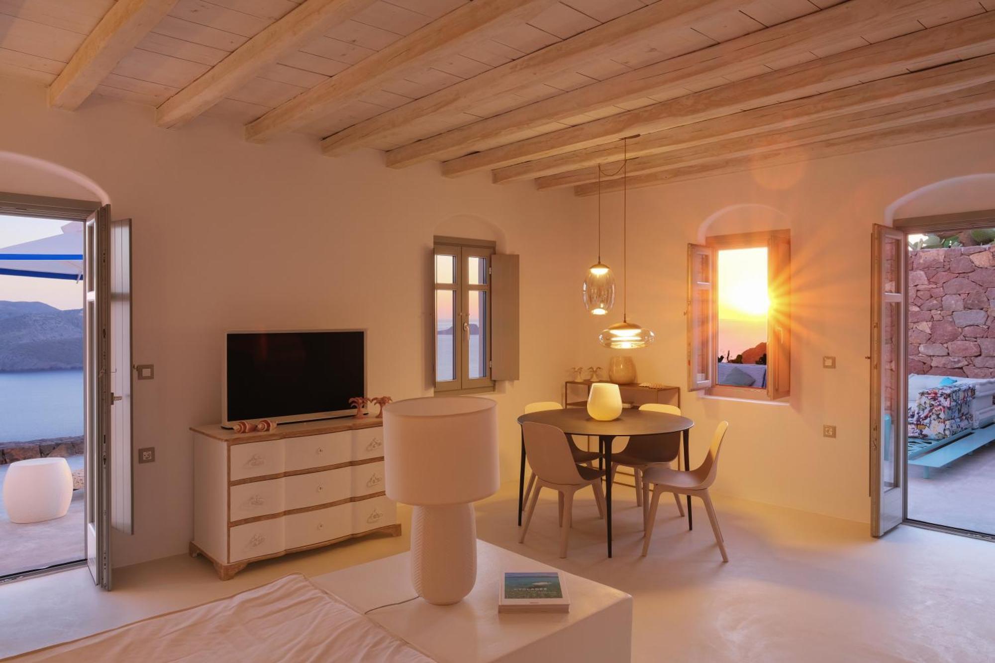 Odyssey Rock Milos Sunset Suites Plaka  Rum bild